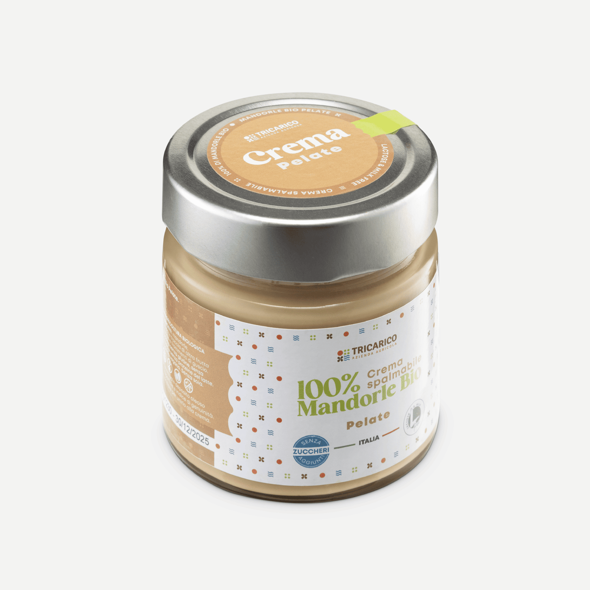 Crème d'amandes 100% biologique