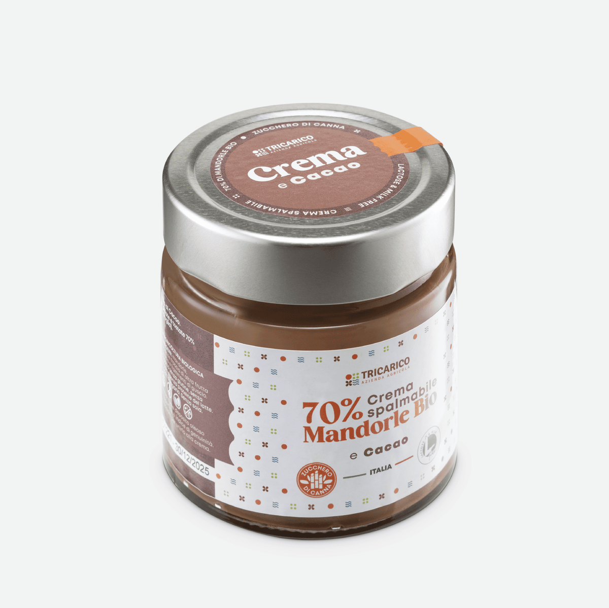 Crème d'amandes bio au cacao